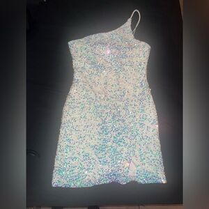 Sparkly semi-formal dress